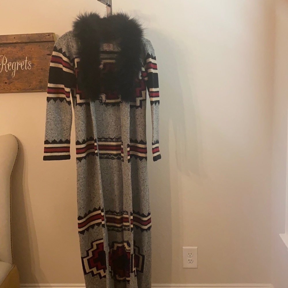 Roja woven ankle length sweater